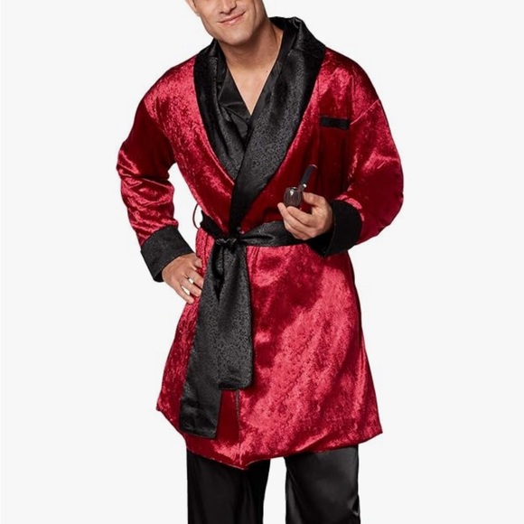 Spirit Halloween Hugh Hefner costume with pipe - Picture 1 of 2